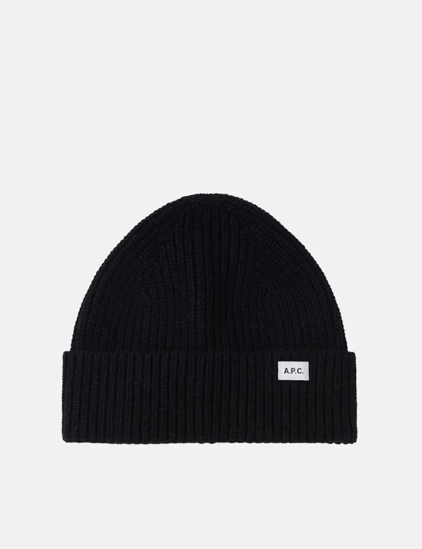 A.P.C. New Billie Knit Beanie - Dark Navy Blue made by A.P.C.