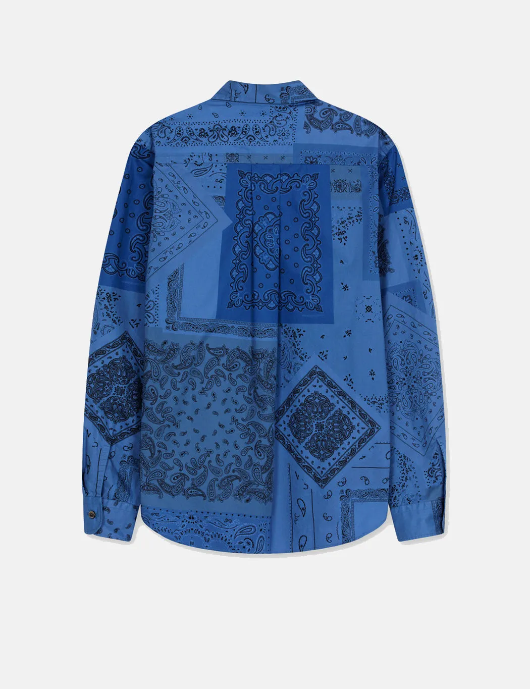 Kenzo Printed Casual Long Sleeve Shirt - Royal Blue sold by Article London product image thumbnail 3