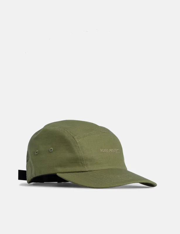 Norse Projects Ripstop 5 Panel Cap - Beech Green sold by Article London