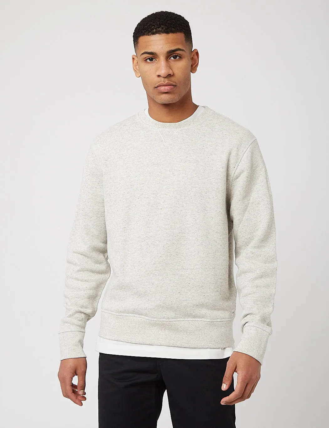 Levis Made & Crafted Relaxed Crewneck Sweat - Grey Heather sold by Article London product image thumbnail 4
