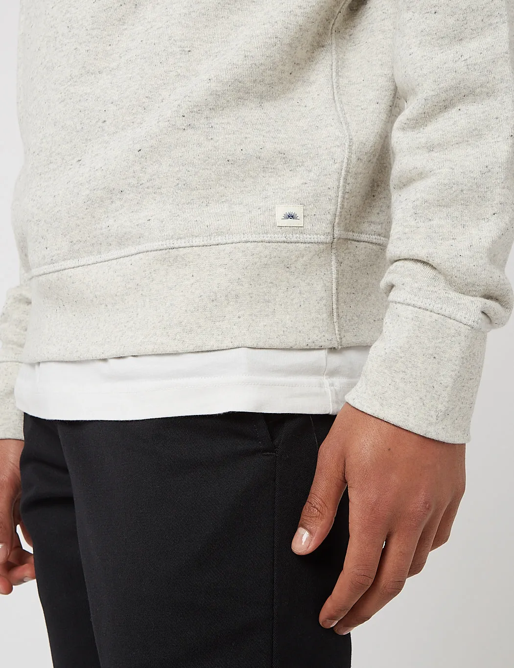 Levis Made & Crafted Relaxed Crewneck Sweat - Grey Heather sold by Article London product image thumbnail 2