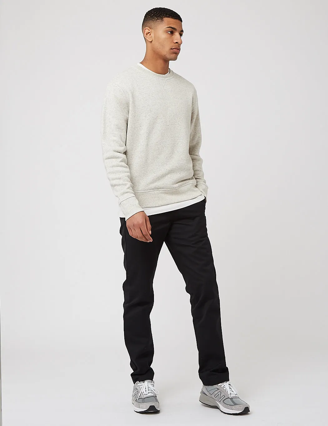Levis Made & Crafted Relaxed Crewneck Sweat - Grey Heather sold by Article London product image thumbnail 3