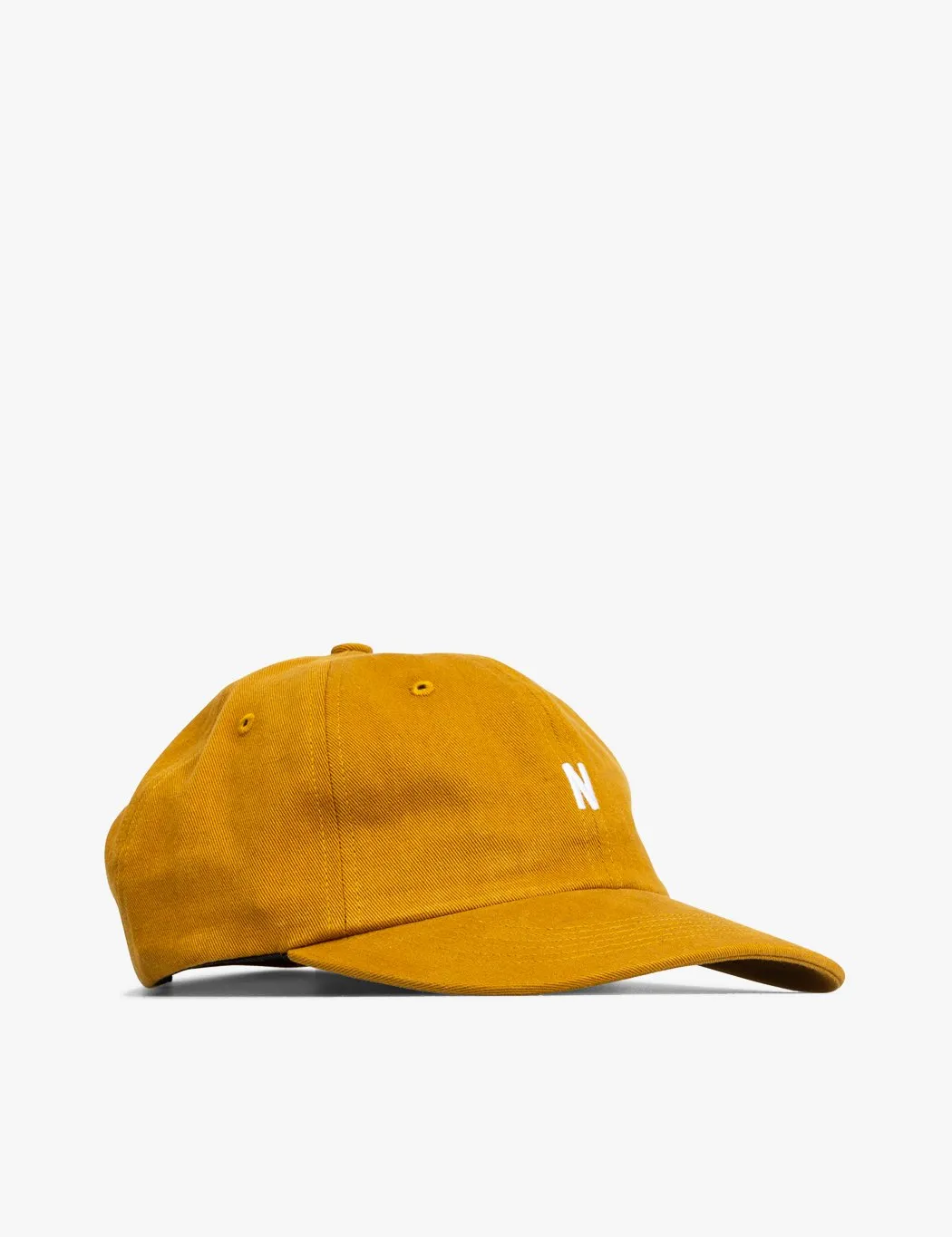 Norse Projects Twill Sports Cap - Oxide Yellow sold by Article London