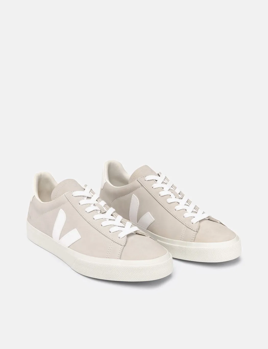 Women's Veja Campo Trainers (Nubuck) - Natural White sold by Article London product image thumbnail 4