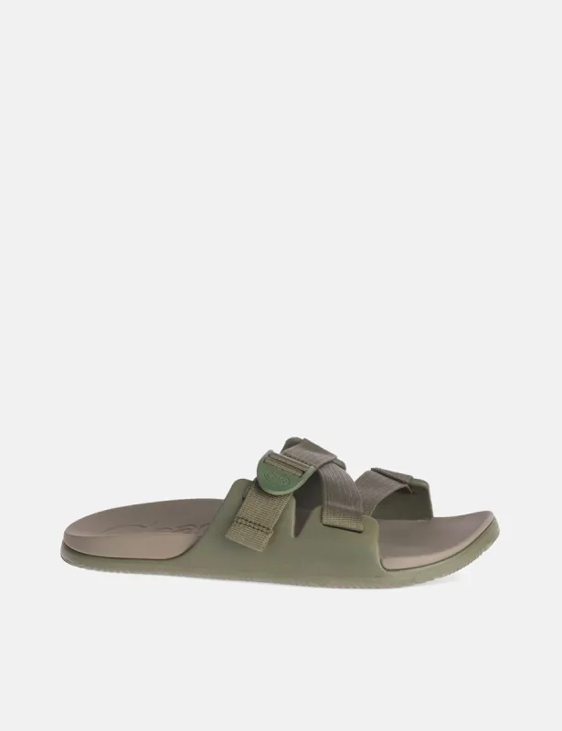 Chaco Chillos Slide Sandal - Fossil Green made by Chaco