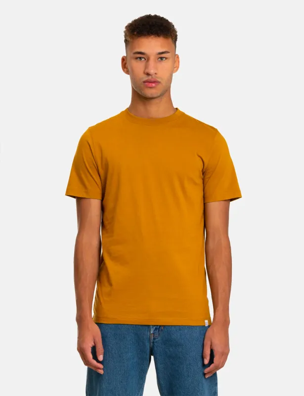 Norse Projects Niels Standard T-Shirt - Oxide Yellow sold by Article London