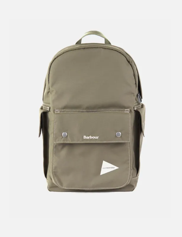 Barbour x And Wander Backpack - Khaki sold by Article London