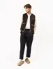 Universal Works Zip Gilet (Marble Fleece) - Brown sold by Article London