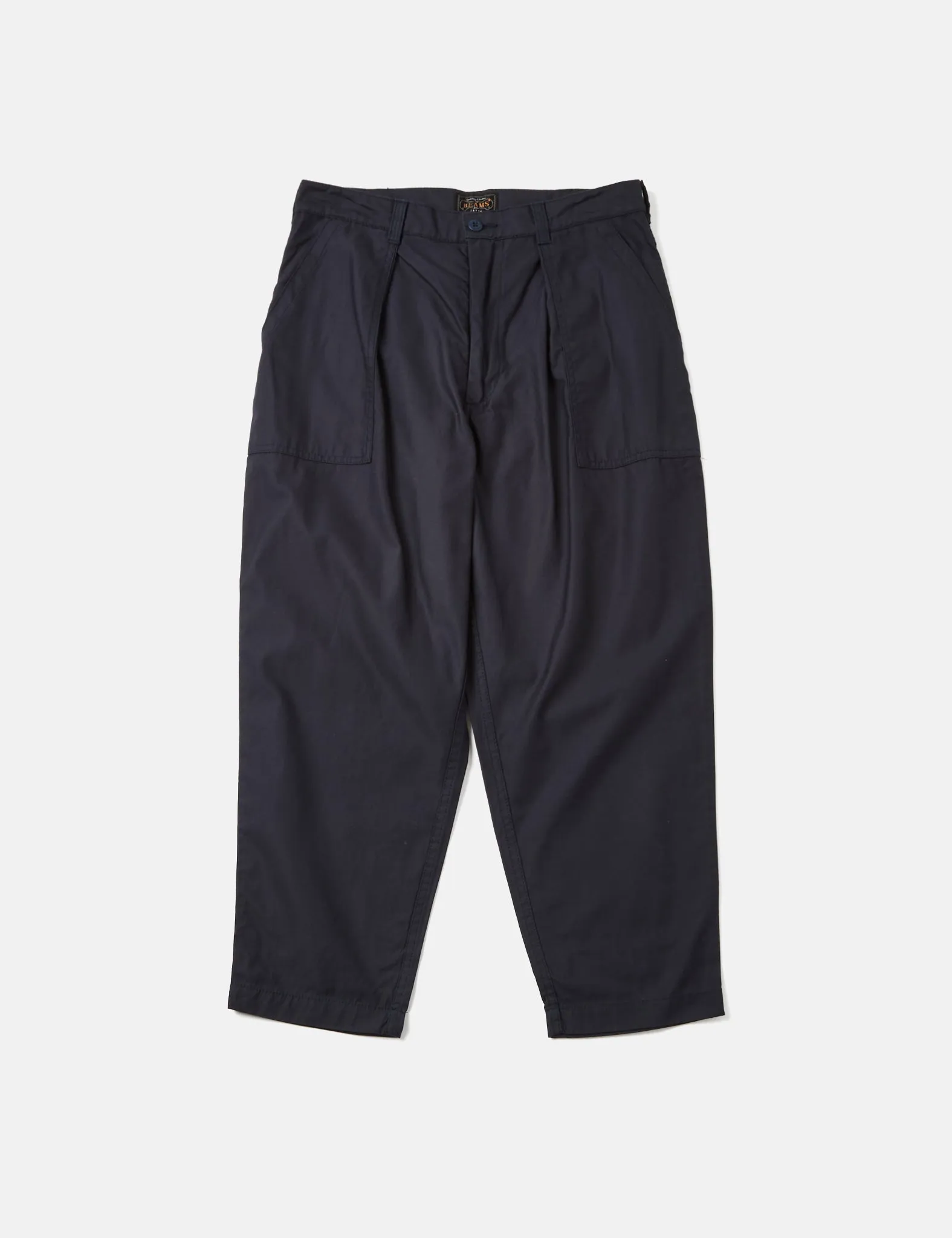 Beams Plus Fatgue Pant (Cotton Satin) - Navy Blue sold by Article London product image thumbnail 5