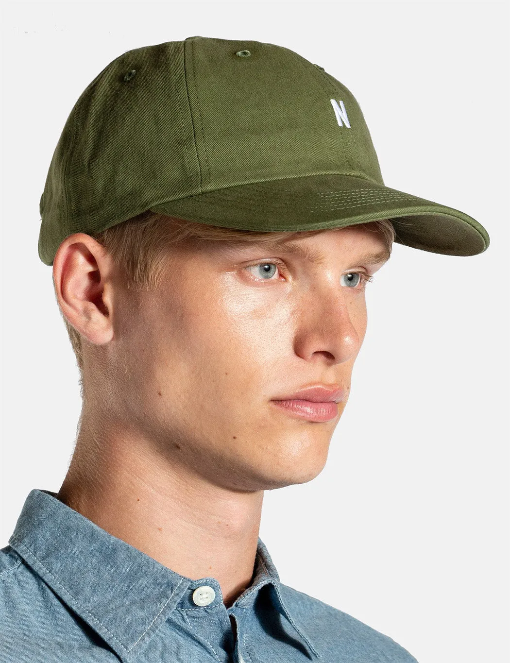 Norse Projects Twill Sports Cap - Linden Green sold by Article London product image thumbnail 2