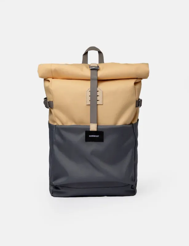 Sandqvist Ilon Rolltop Backpack (Recycled Poly) - Multi Wheat sold by Article London