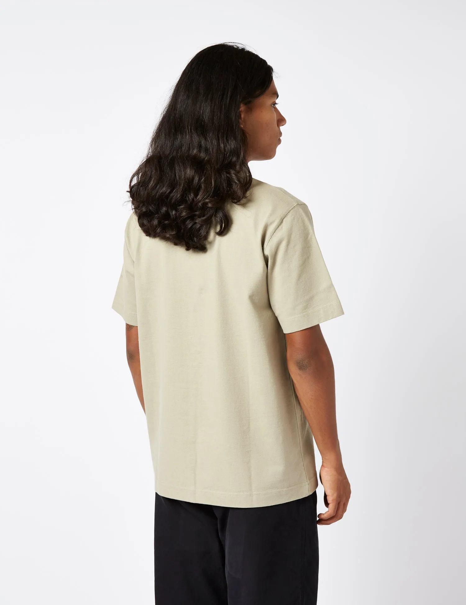 Norse Projects Holger Heavy Tab Series T-Shirt (Organic) - Sand Beige sold by Article London product image thumbnail 2