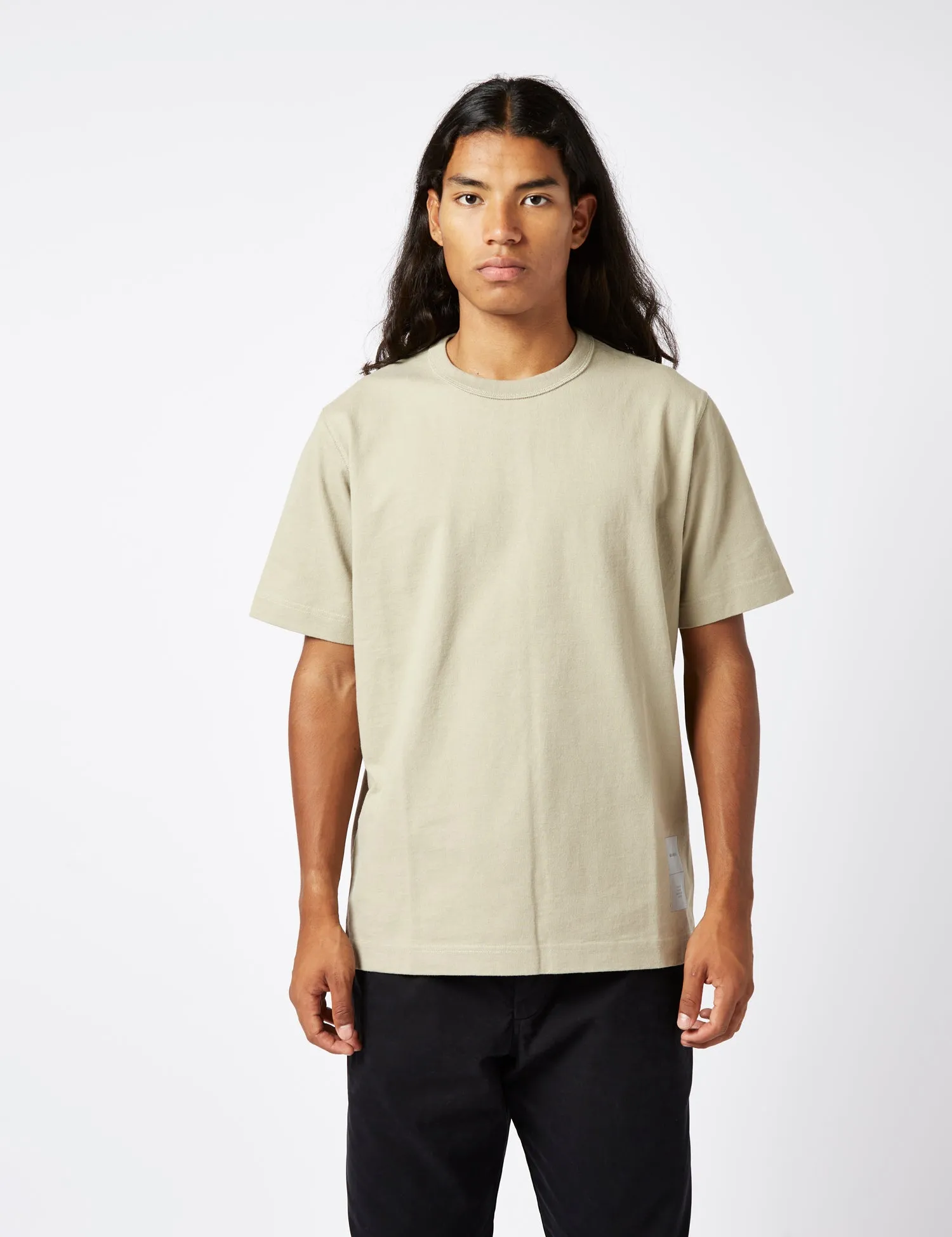 Norse Projects Holger Heavy Tab Series T-Shirt (Organic) - Sand Beige sold by Article London