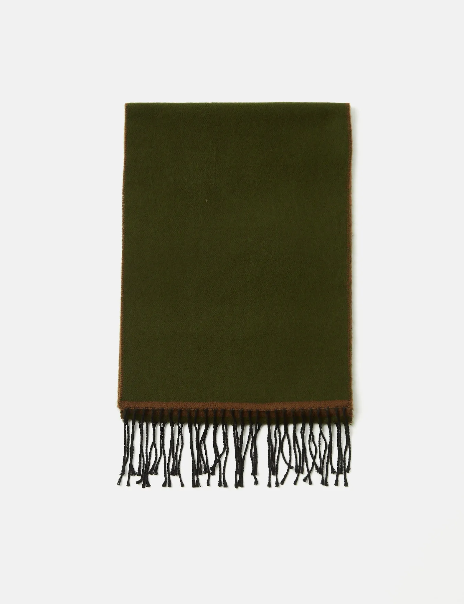 Universal Works Scarf - Olive Green/Brown sold by Article London