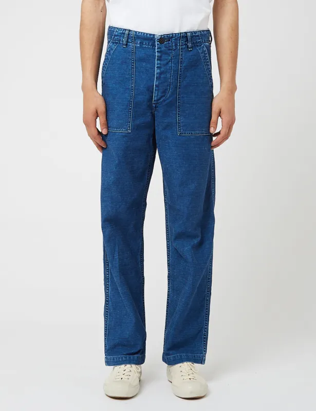 orSlow US Army Fatigue Pants (Regular Fit) - Indigo Used sold by Article London