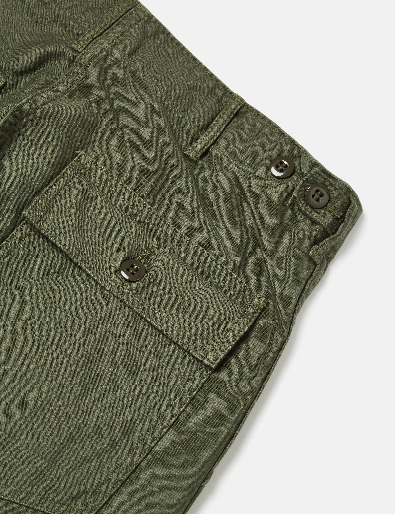 orSlow US Army Fatigue Pants (Regular Fit) - Green sold by Article London product image thumbnail 3