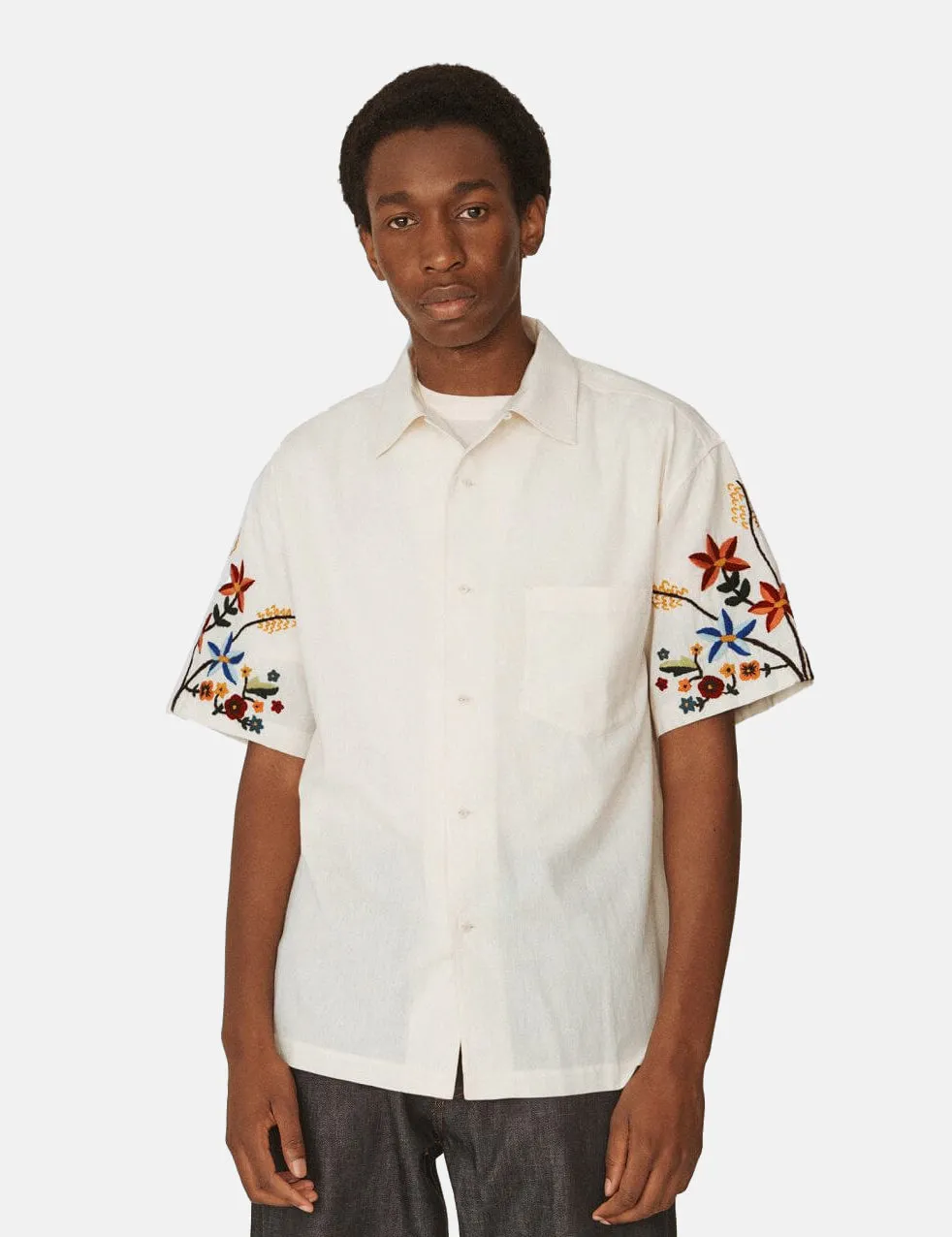 YMC Idris Shirt - Ecru sold by Article London
