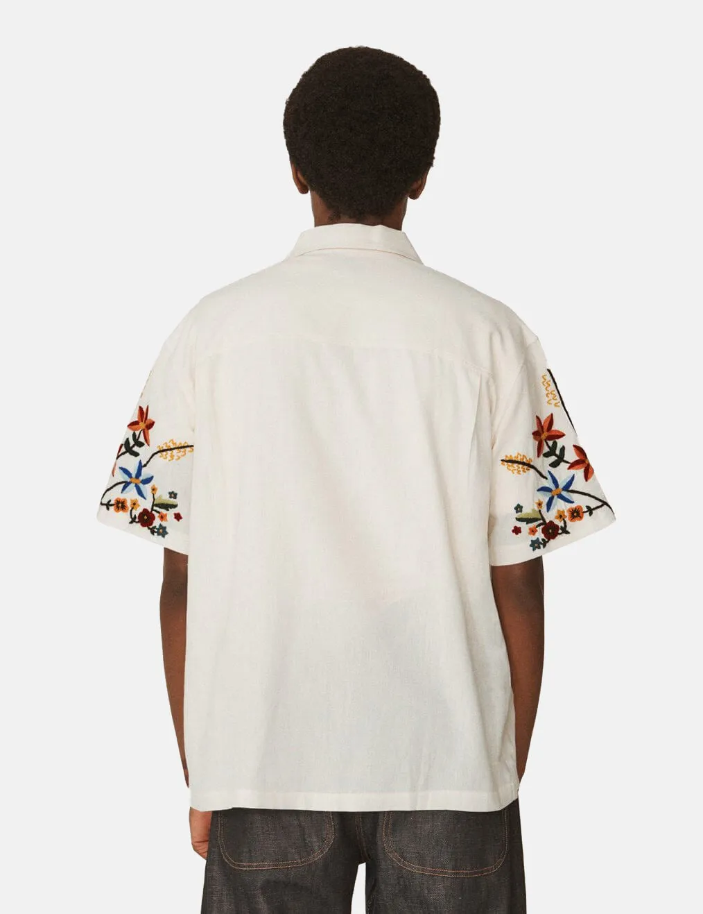 YMC Idris Shirt - Ecru sold by Article London product image thumbnail 3