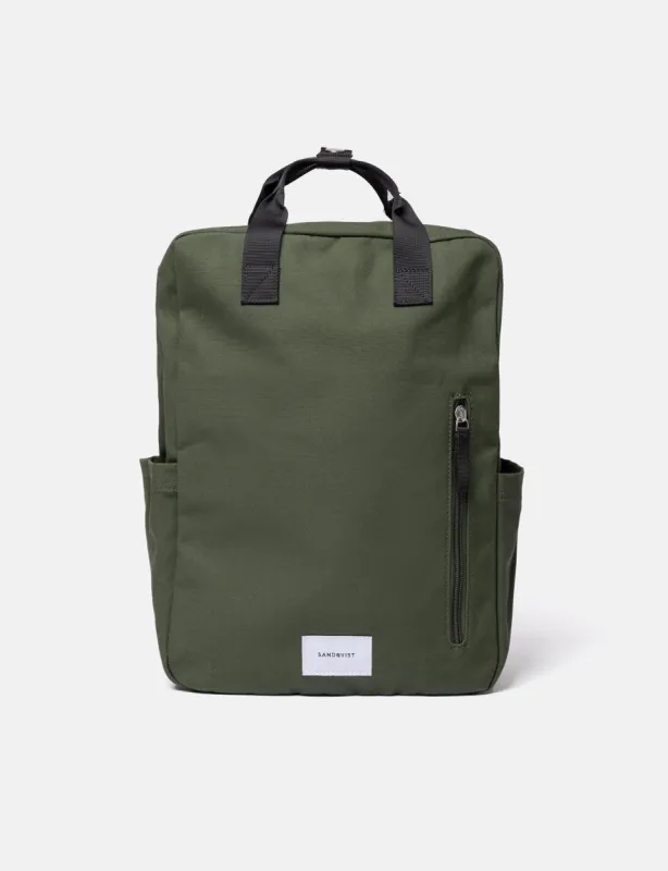 Sandqvist Knut Tote Backpack (Polycotton) - Dawn Green sold by Article London