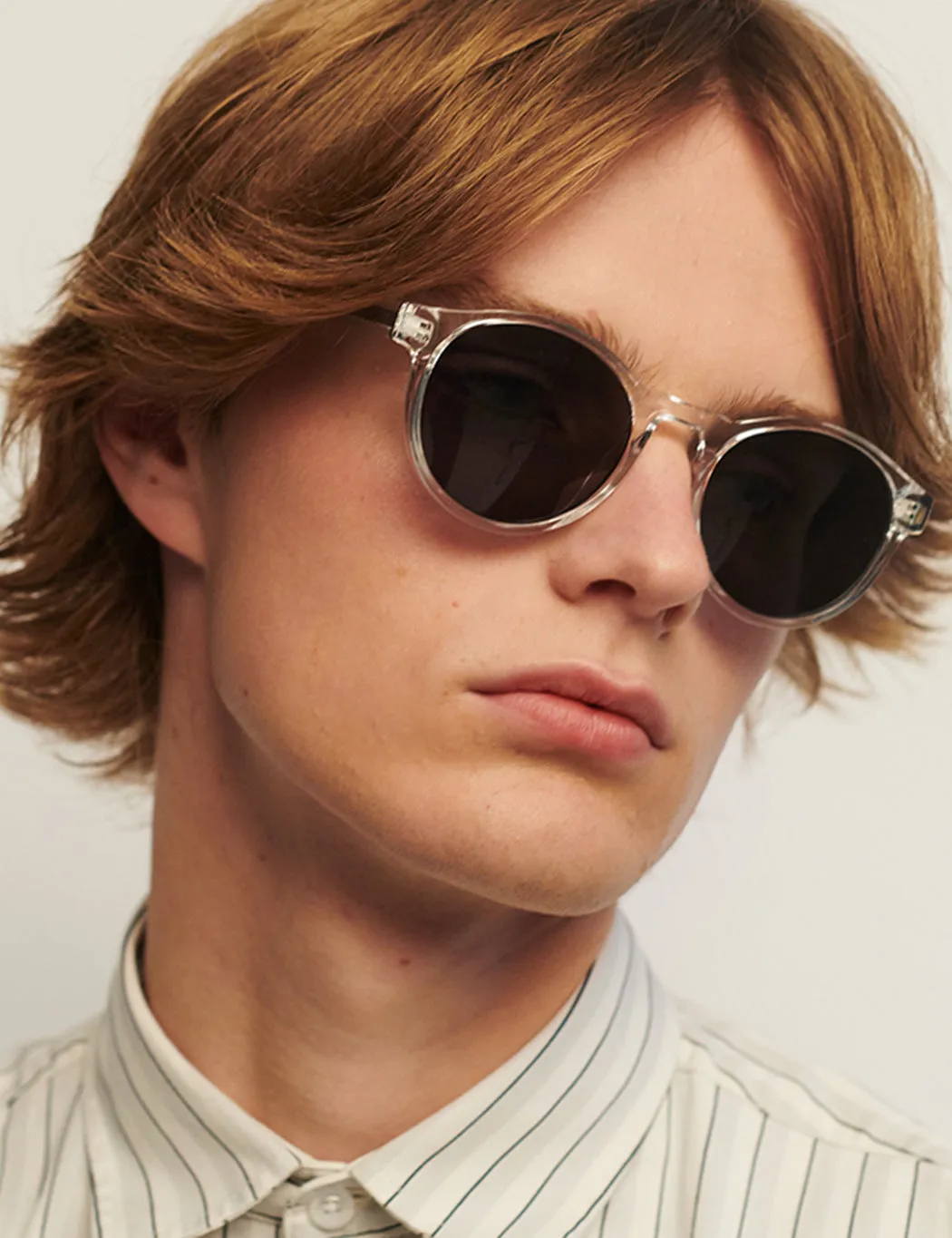 A.Kjaerbede Marvin Sunglasses - Crystal sold by Article London product image thumbnail 2