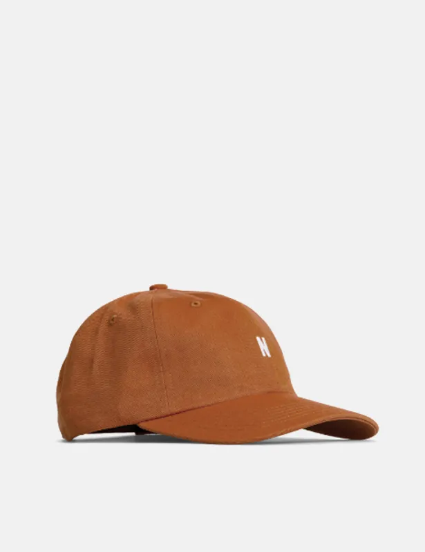 Norse Projects Twill Sports Cap - Burnt Ocher sold by Article London