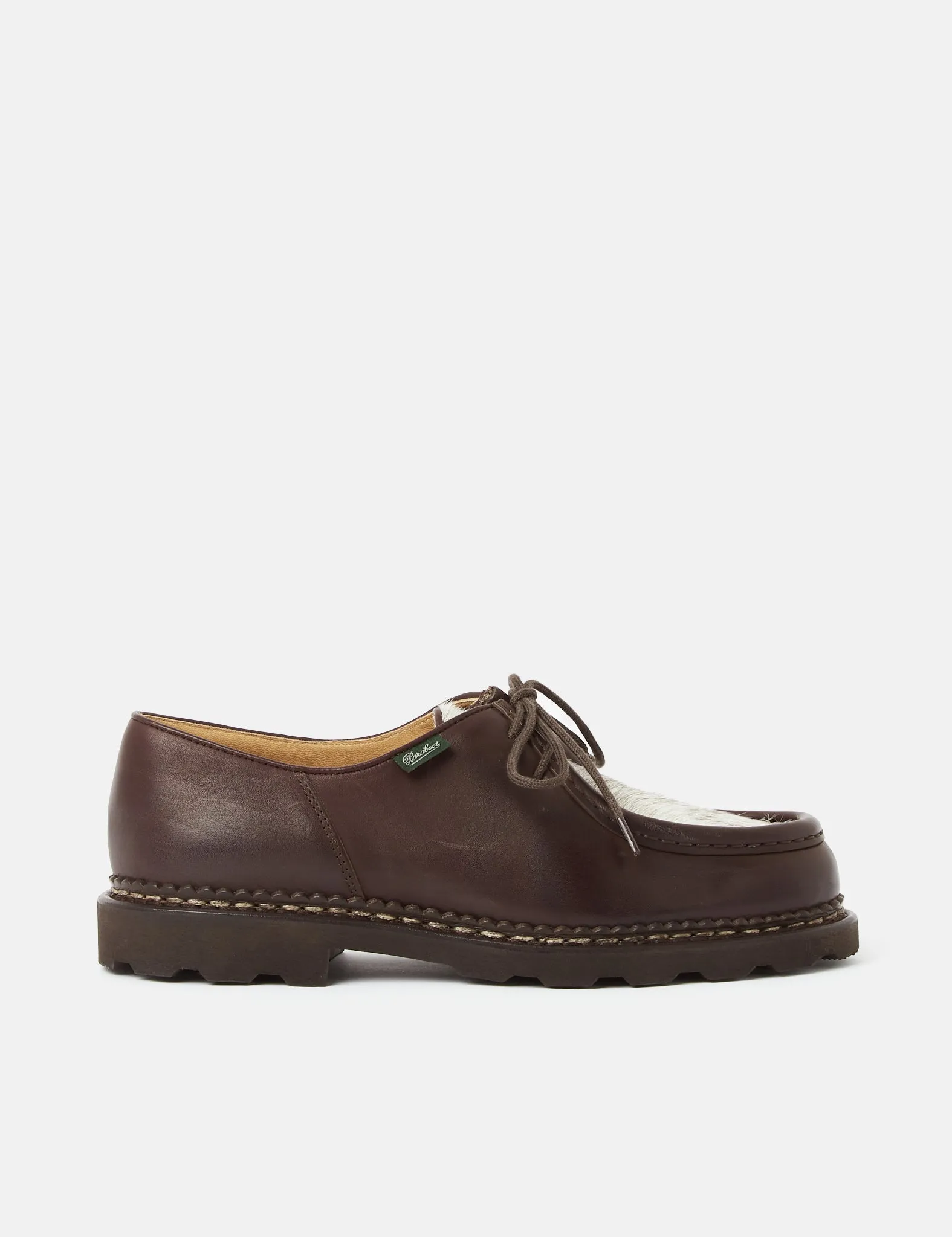 Paraboot Michael Shoes (Leather) - Brown/Pony Fur sold by Article London