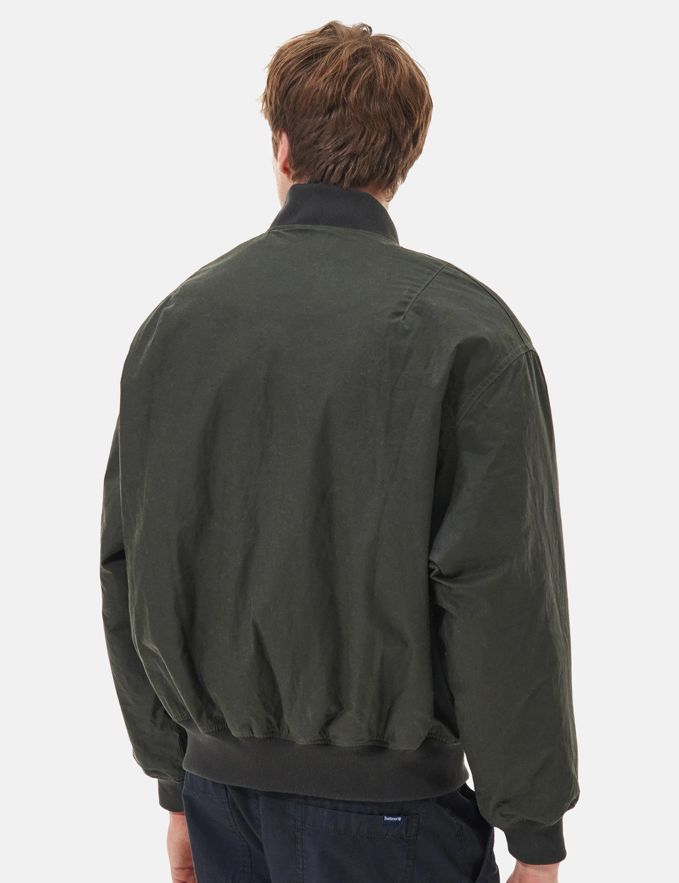 Barbour JBS Flight Jacket - Olive Green sold by Article London product image thumbnail 5