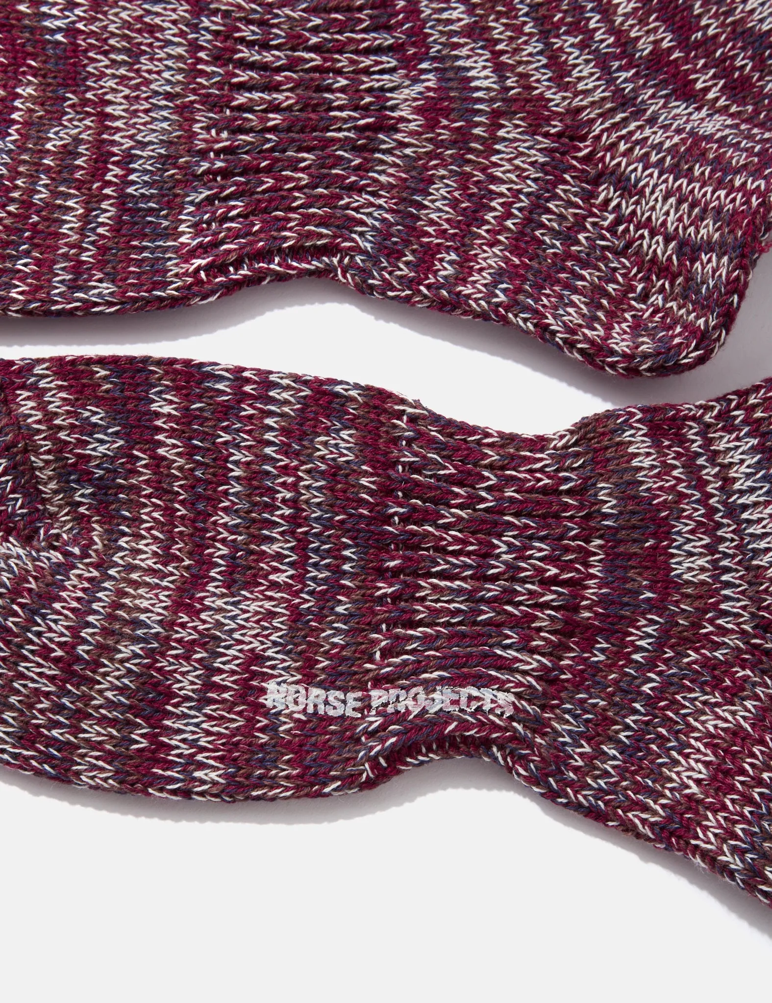 Norse Projects Ebbe Twist Socks - Magenta sold by Article London product image thumbnail 2