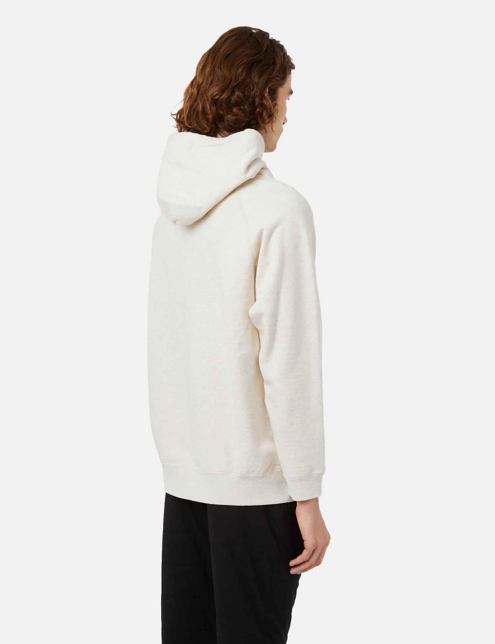Snow Peak Hooded Sweatshirt (Recycled Cotton) - Oatmeal Brown sold by Article London product image thumbnail 4