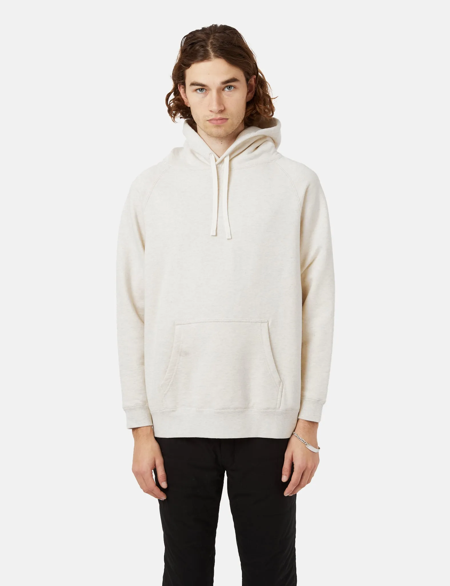Snow Peak Hooded Sweatshirt (Recycled Cotton) - Oatmeal Brown sold by Article London