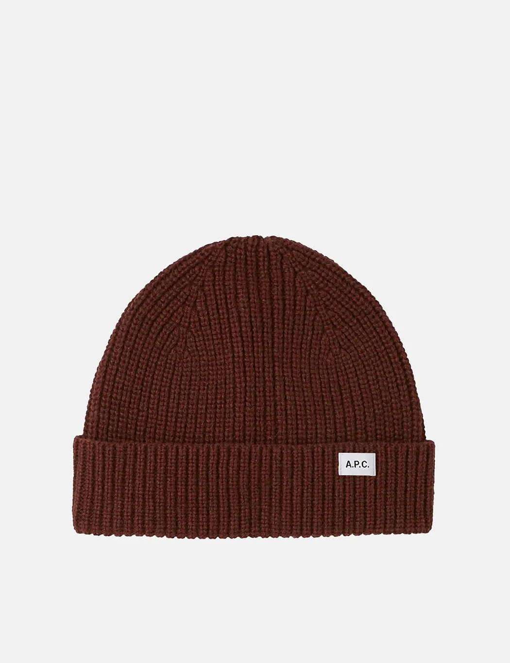 A.P.C. New Billie Knit Beanie - Terracotta Brown sold by Article London