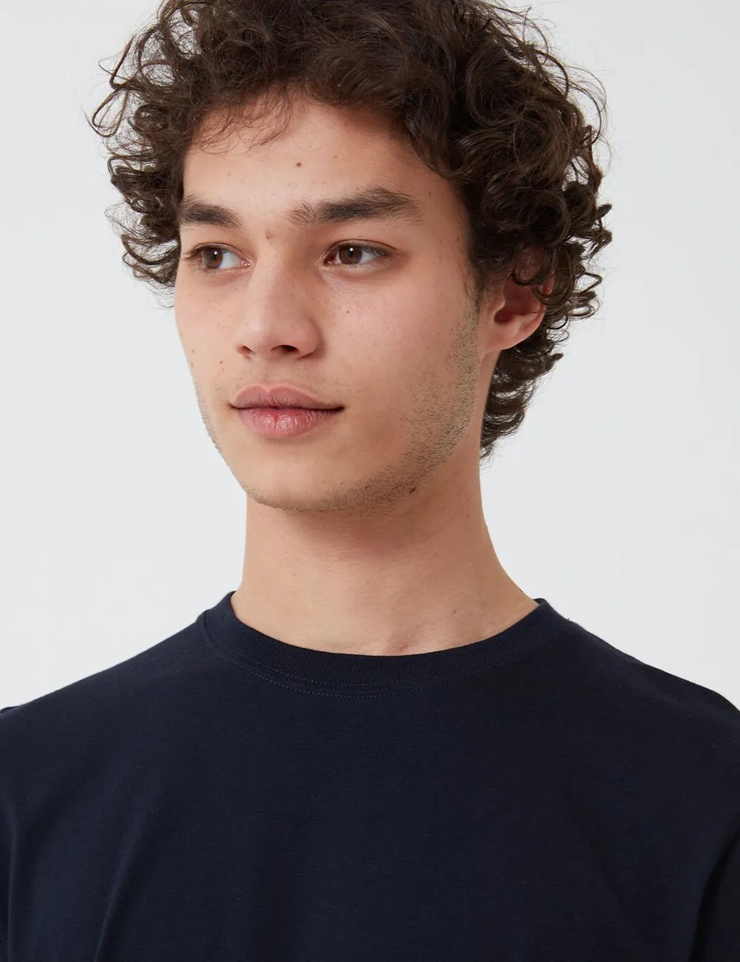 Norse Projects Niels Standard T-Shirt (Organic Cotton) - Navy Blue sold by Article London product image thumbnail 5
