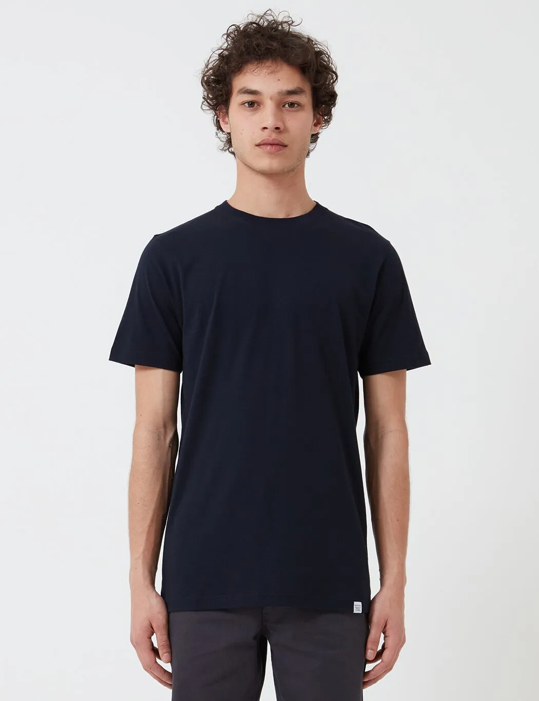 Norse Projects Niels Standard T-Shirt (Organic Cotton) - Navy Blue sold by Article London