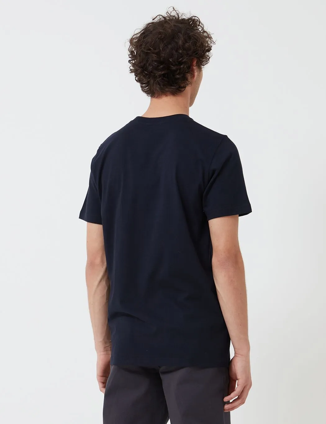 Norse Projects Niels Standard T-Shirt (Organic Cotton) - Navy Blue sold by Article London product image thumbnail 4