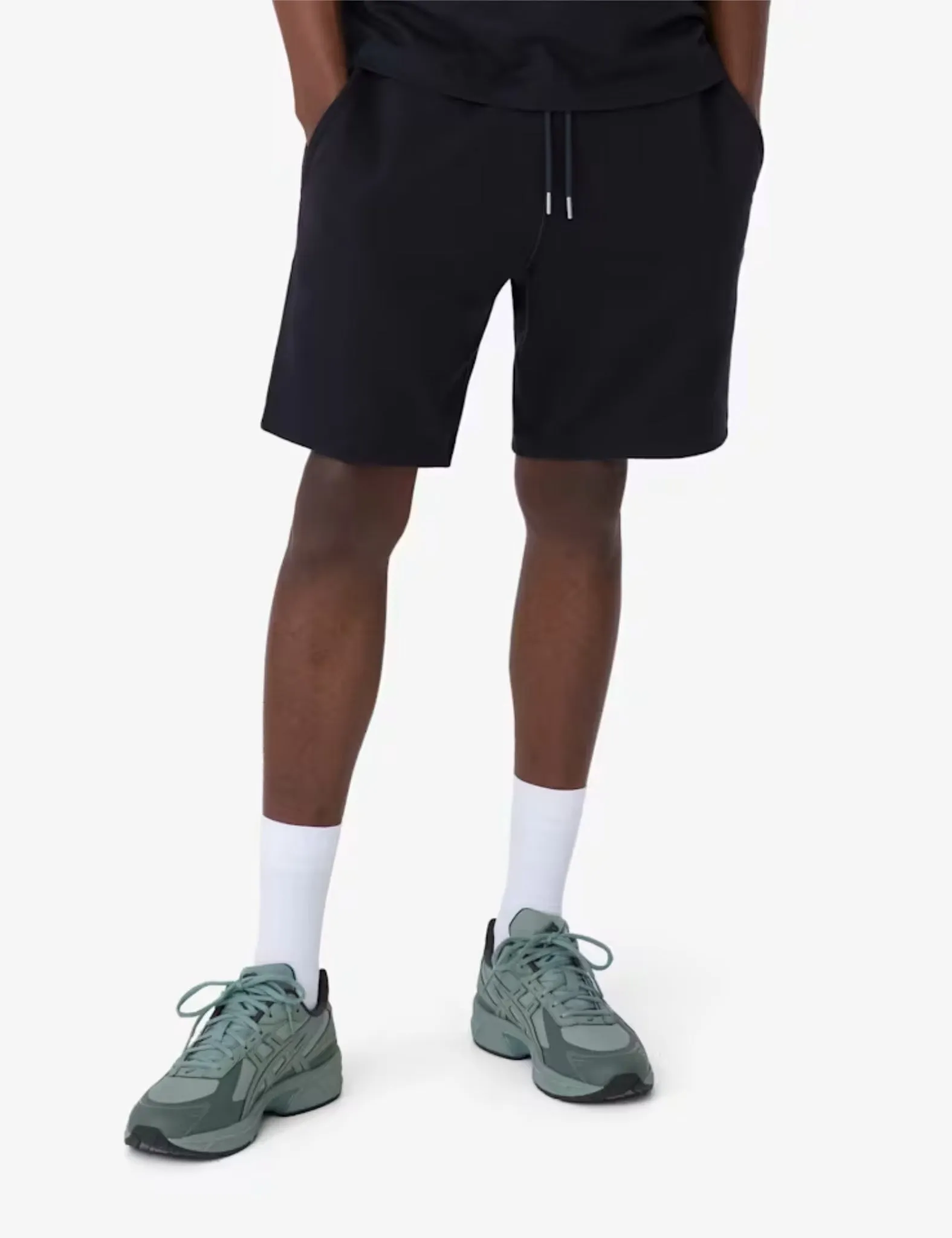 Rapha Men's Sweat Shorts (Cotton) - Black/Grey sold by Article London