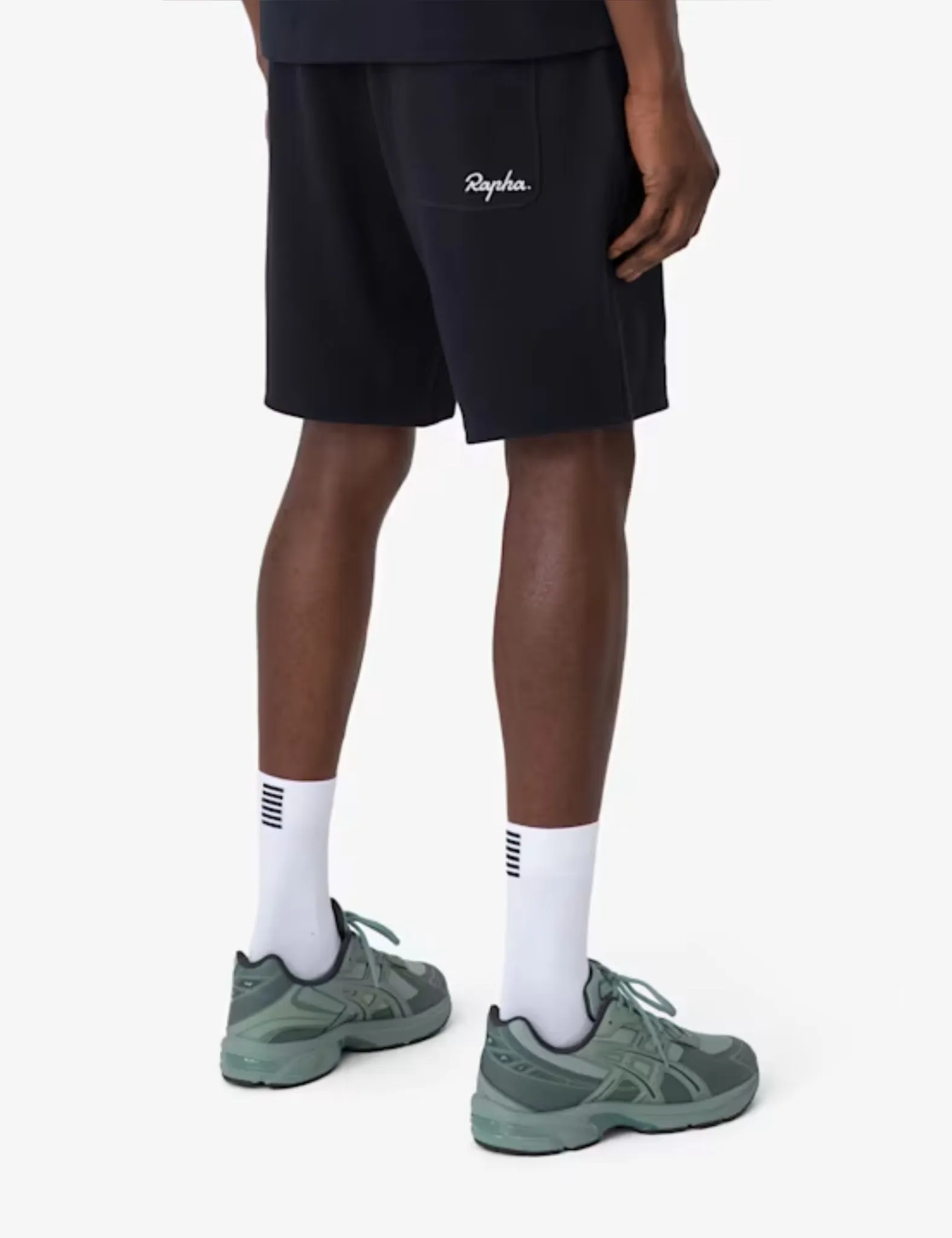 Rapha Men's Sweat Shorts (Cotton) - Black/Grey sold by Article London product image thumbnail 2