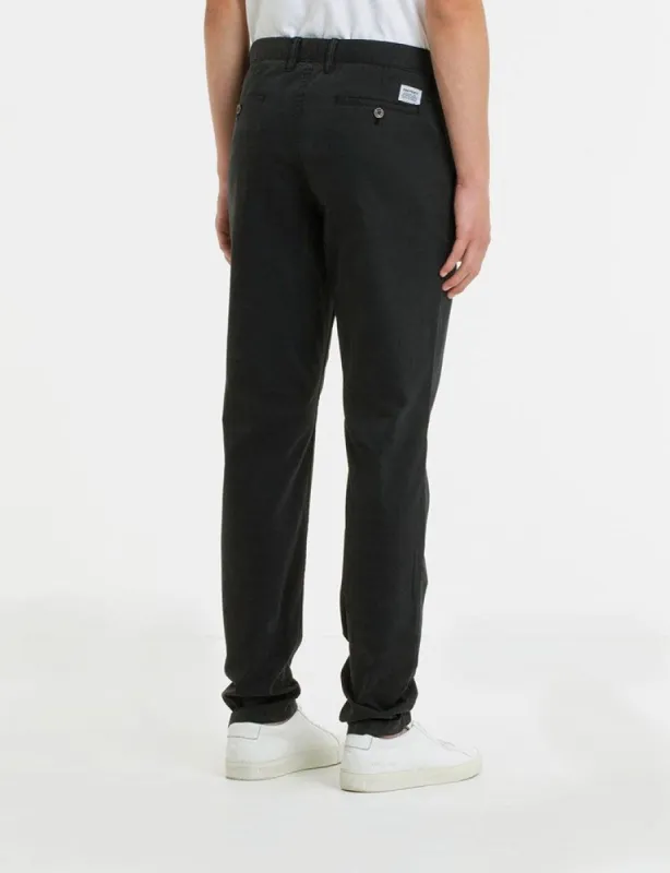 Norse Projects Aros Light Twill Chino (Regular Fit) - Black sold by Article London