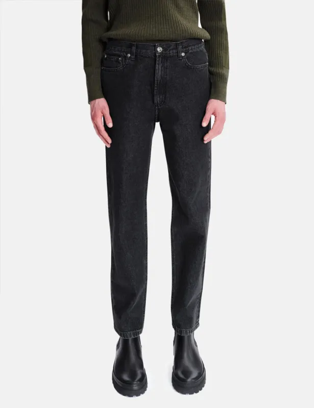 A.P.C. Martin Jeans (Straight Leg) - Stonewashed Black sold by Article London