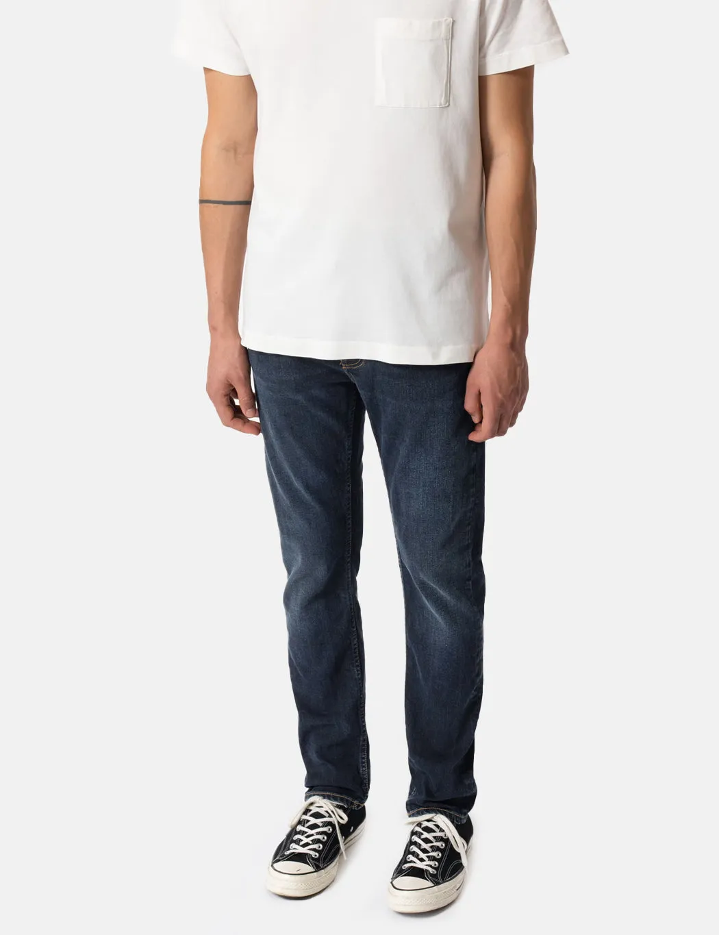 Nudie Jeans Lean Dean (Slim Tapered) - New Ink Blue sold by Article London product image thumbnail 3
