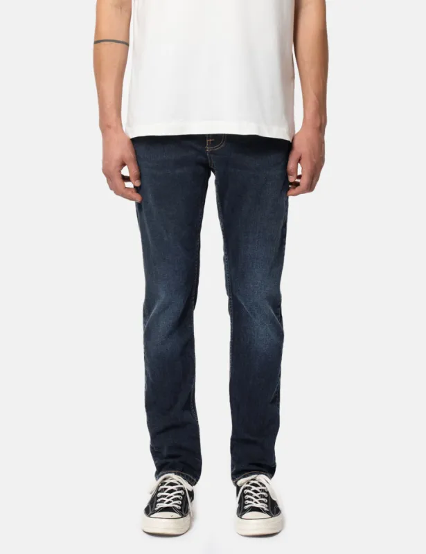 Nudie Jeans Lean Dean (Slim Tapered) - New Ink Blue sold by Article London