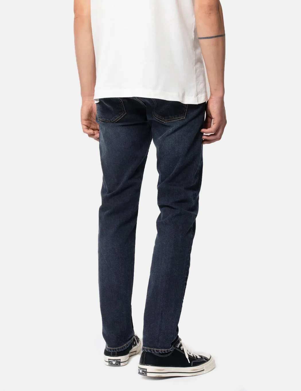 Nudie Jeans Lean Dean (Slim Tapered) - New Ink Blue sold by Article London product image thumbnail 4