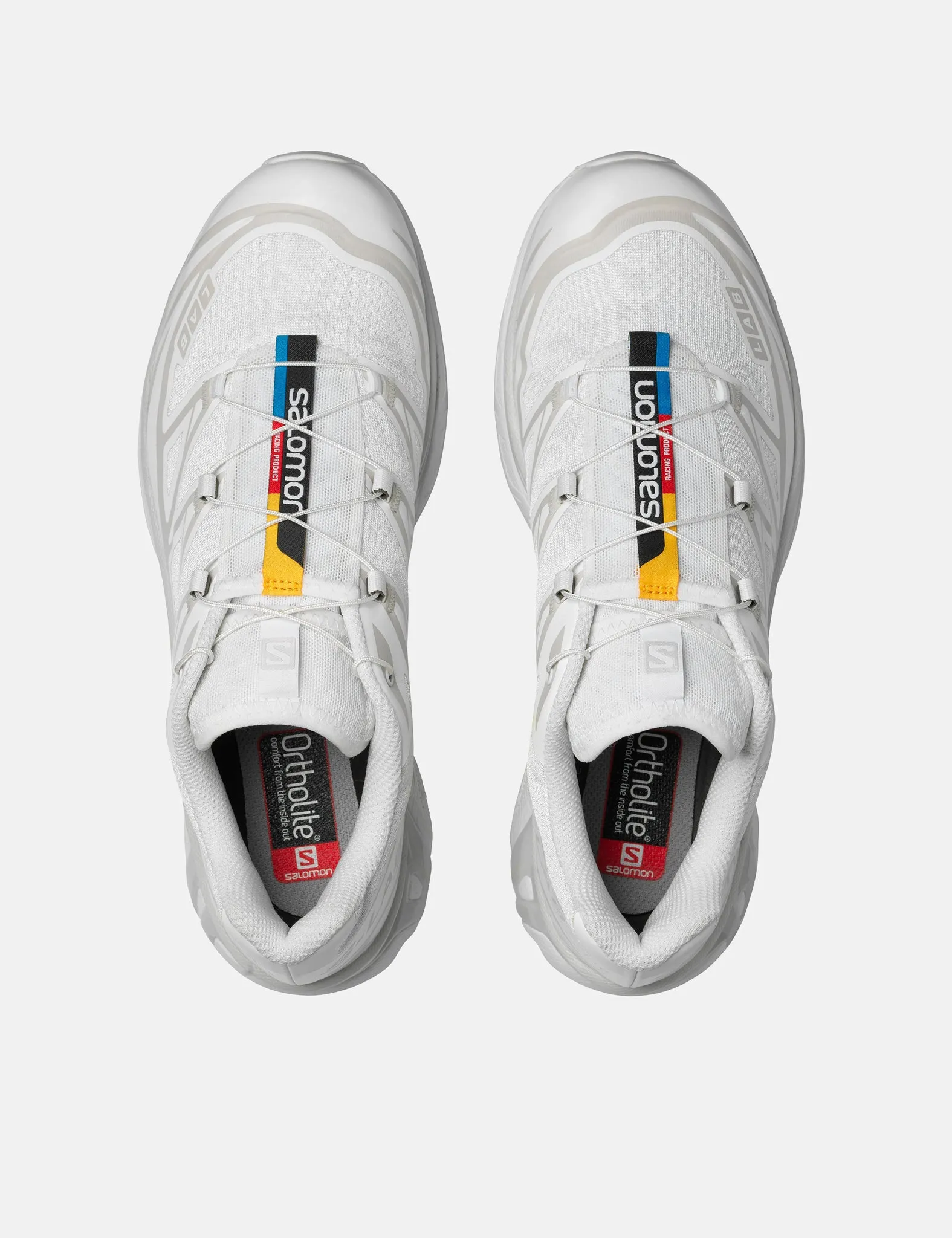 Salomon XT-6 Trainers - White/White/Lunar Rock sold by Article London product image thumbnail 3