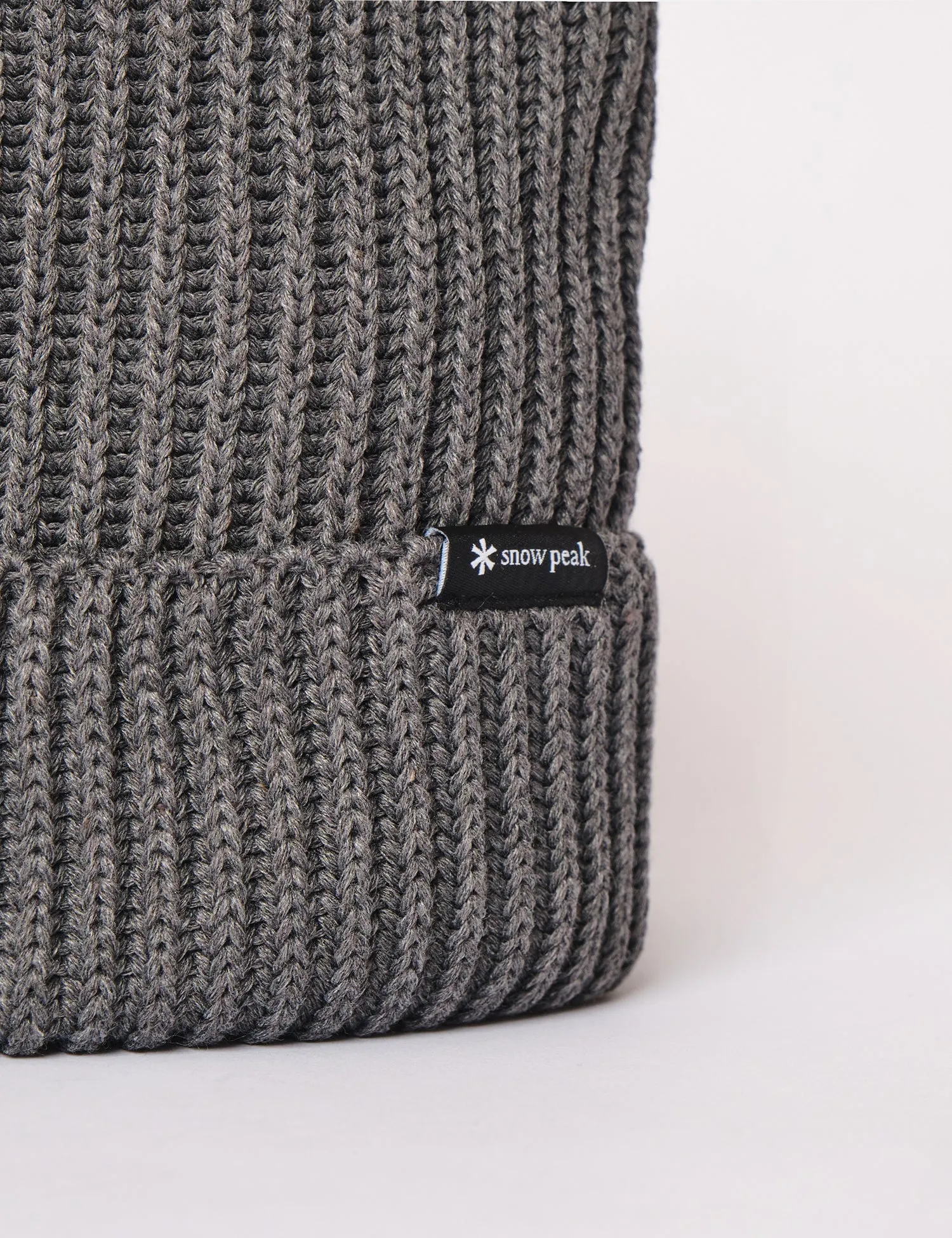 Snow Peak Pe/Co Beanie Hat - Grey sold by Article London product image thumbnail 2