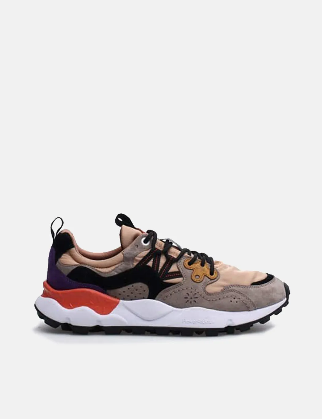 Flower Mountain Yamano 3 Trainers (Suede/Nylon) - Beige/Cream sold by Article London
