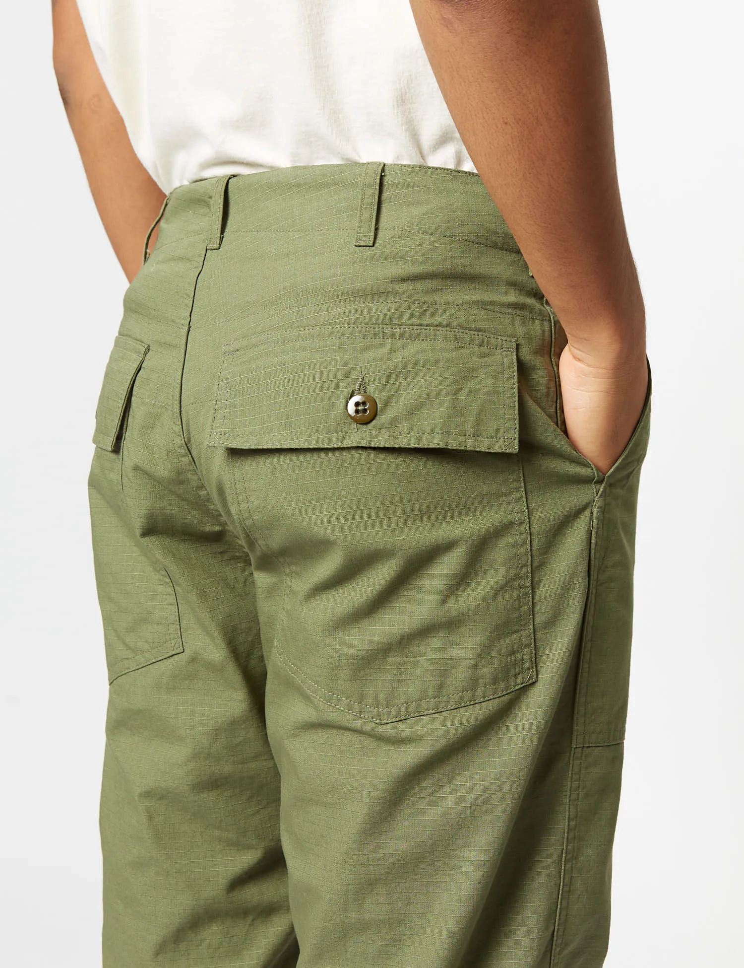 Engineered Garments Fatigue Pant (Relaxed) - Olive Green sold by Article London product image thumbnail 2