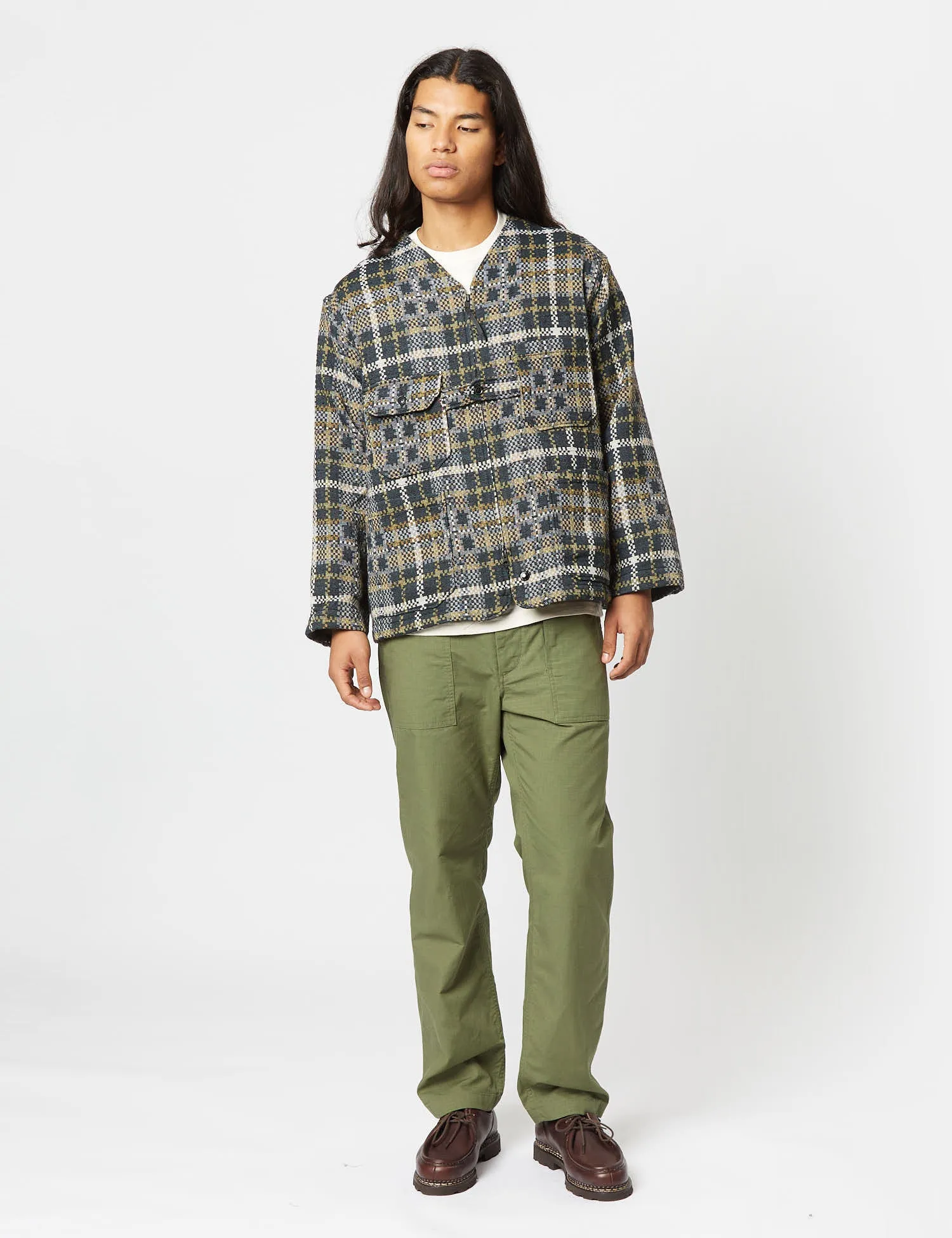 Engineered Garments Fatigue Pant (Relaxed) - Olive Green sold by Article London