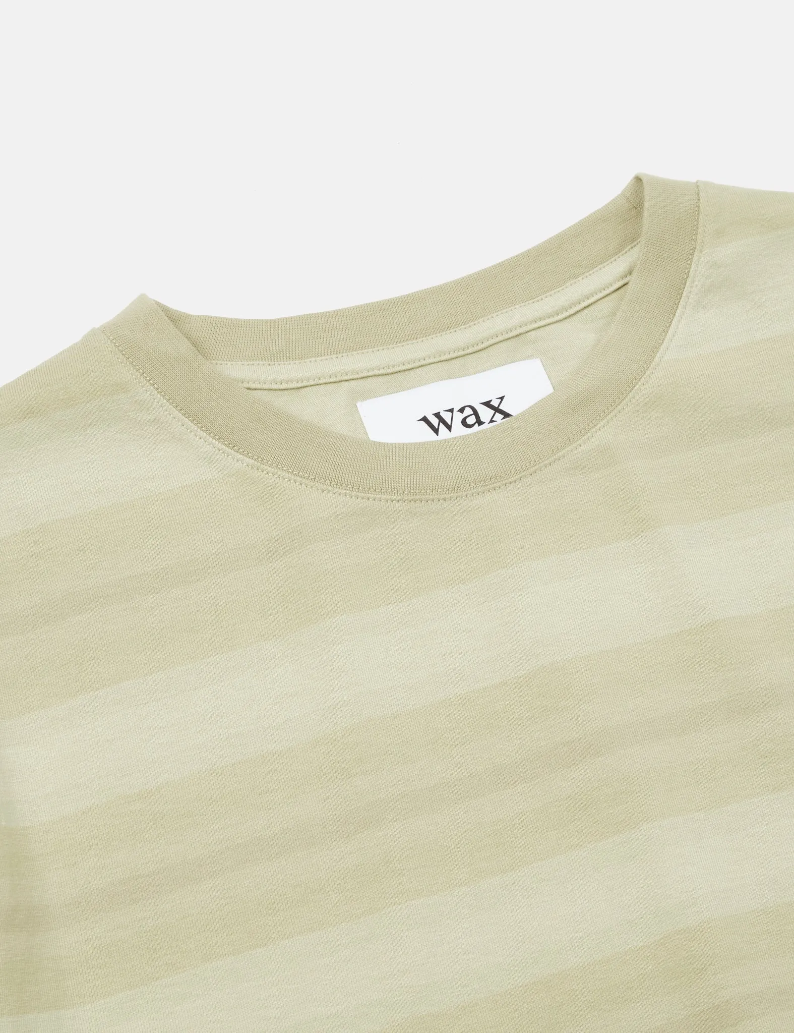 Wax London Dean T-Shirt (Ombre Stripe) - Sage Green sold by Article London product image thumbnail 5