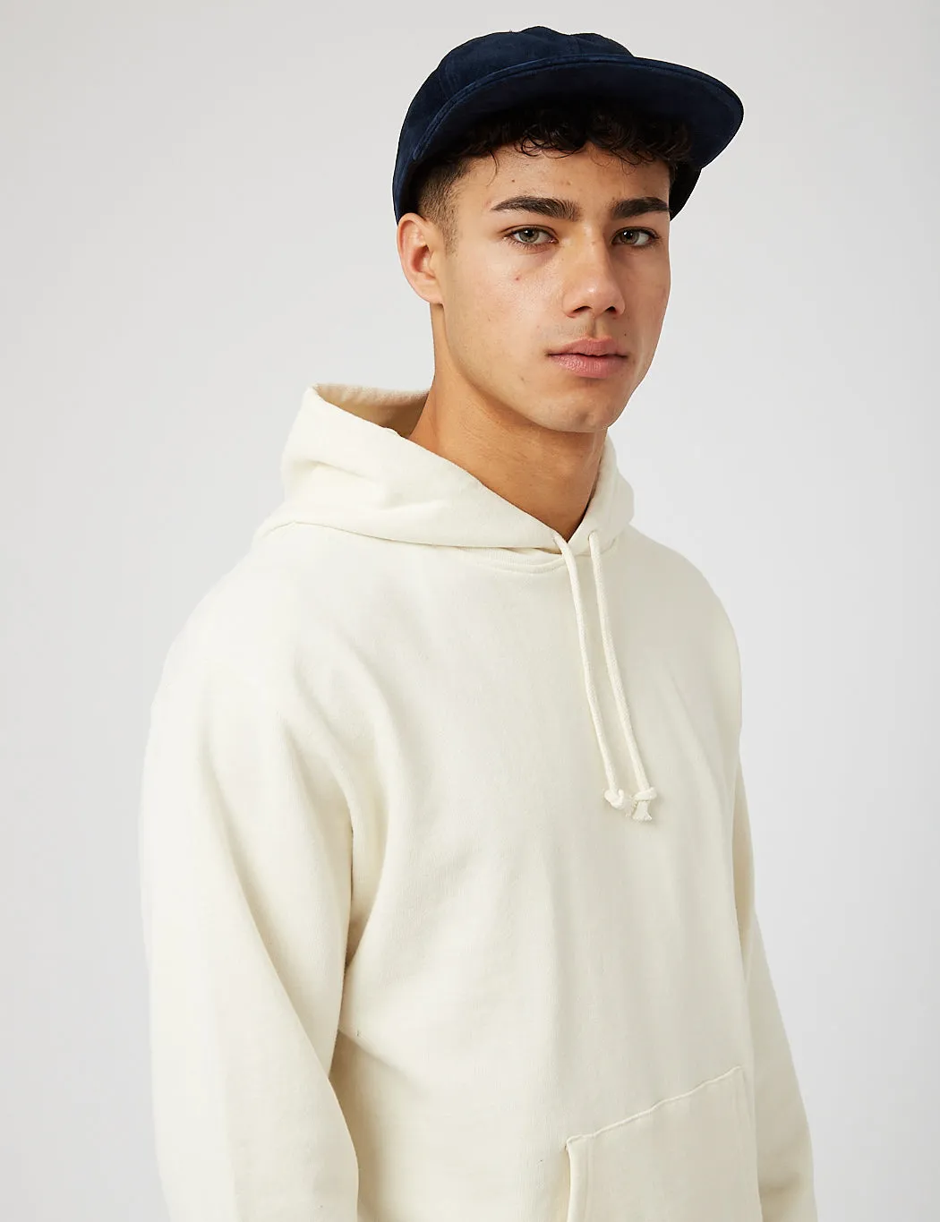 Beams Plus Hooded Sweatshirt - Off White sold by Article London product image thumbnail 2