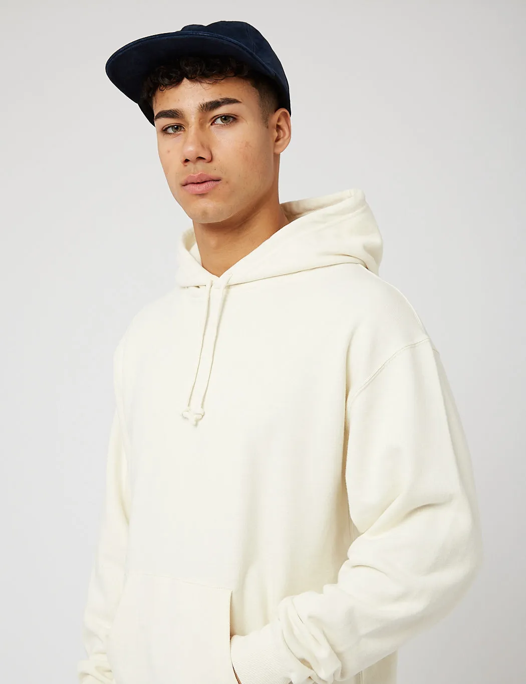 Beams Plus Hooded Sweatshirt - Off White sold by Article London product image thumbnail 5