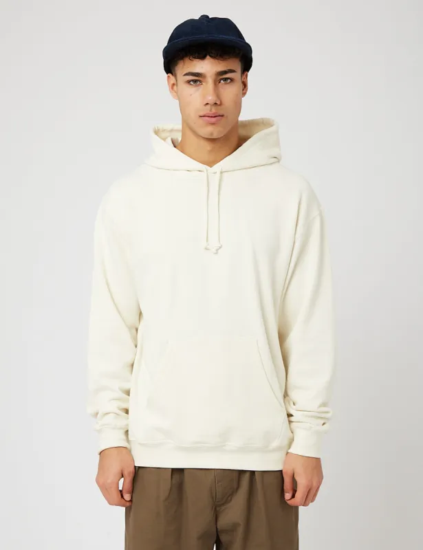 Beams Plus Hooded Sweatshirt - Off White sold by Article London